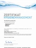 Zertifikat Hygienemanagement