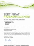 Zertifikat Hygienemanagement